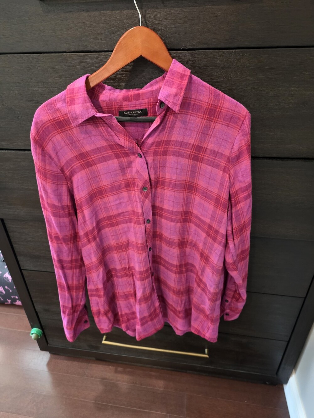 Rails Hot Pink Plaid Button-Down Shirt